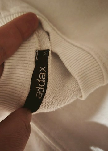 addax Kadın Beyaz geyik Nakışlı Sweatshirt - Görsel 4