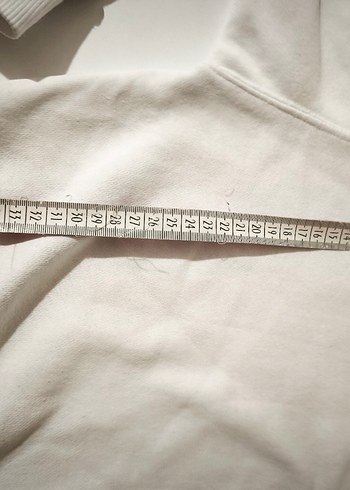 addax Kadın Beyaz geyik Nakışlı Sweatshirt - Görsel 2