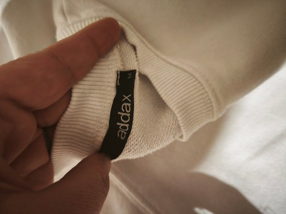 addax Kadın Beyaz geyik Nakışlı Sweatshirt - Görsel 4