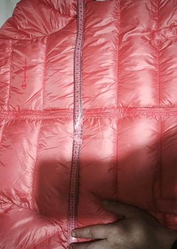 Pembe açık tonda Fermuarlı çocuk Kışlık Mont - Görsel 6