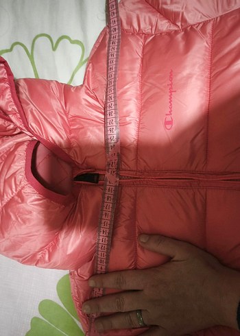 Pembe açık tonda Fermuarlı çocuk Kışlık Mont - Görsel 3