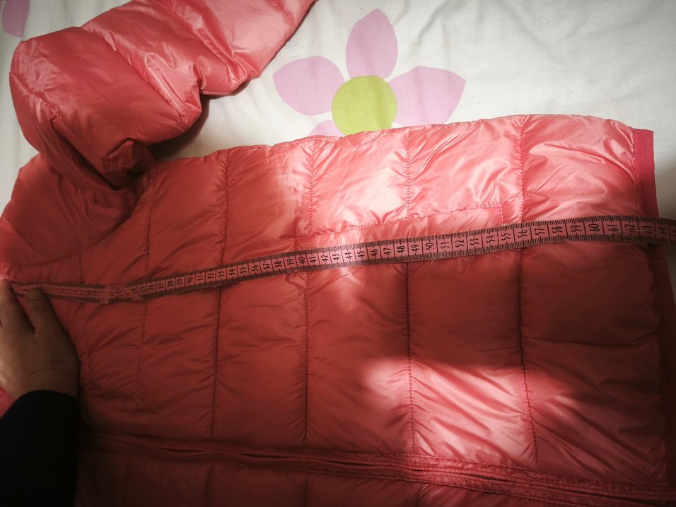 Pembe açık tonda Fermuarlı çocuk Kışlık Mont - Görsel 4