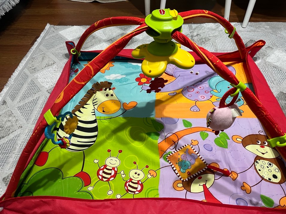 Sesli müzikli Renkli Bebek Oyun Matı - Görsel 4