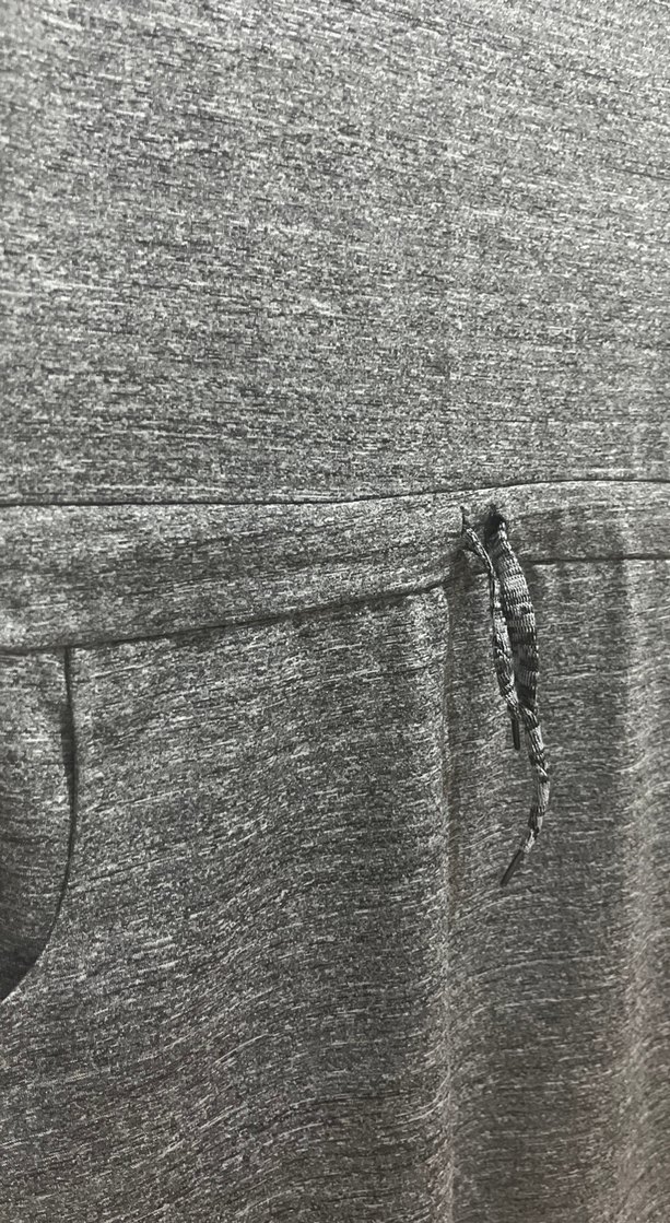 Gri Kolsuz Midi Günlük Elbise - Görsel 2