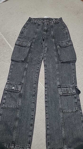 Kargo gri pantalon