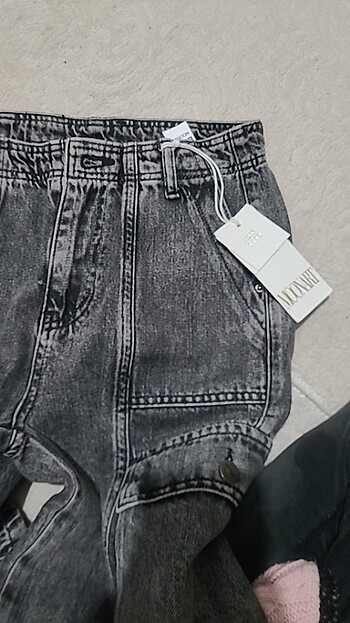 s Beden gri Renk Kargo gri pantalon