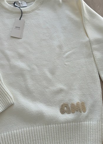 Beyaz Pamuklu erkek Kazak - Görsel 4