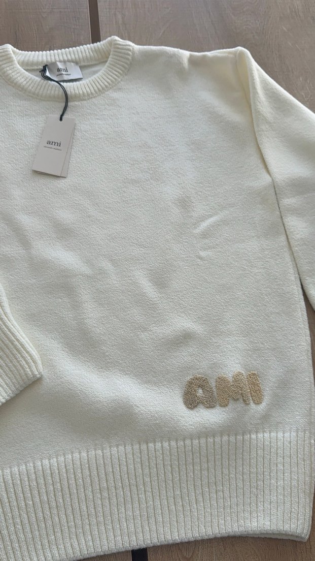 Beyaz Pamuklu erkek Kazak - Görsel 4