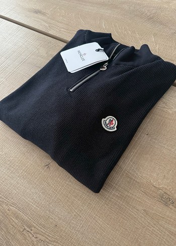 Moncler Siyah Erkek Triko Sweatshirt - Görsel 4
