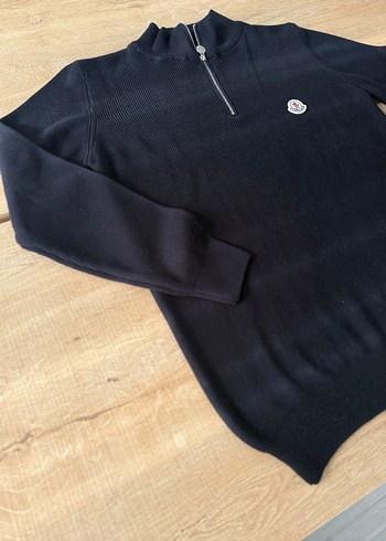 Moncler Siyah Erkek Triko Sweatshirt - Görsel 5