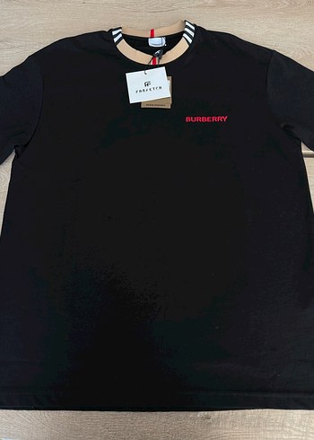 Burberry Siyah Baskılı Erkek Tişört - Görsel 2