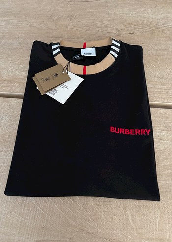 Burberry Siyah Baskılı Erkek Tişört - Görsel 3