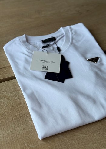 Beyaz Erkek Kısa Kollu Tişört - Görsel 5