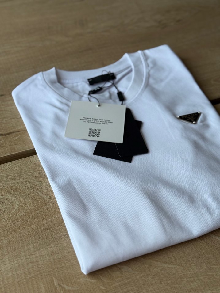 Beyaz Erkek Kısa Kollu Tişört - Görsel 5