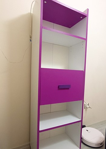 Mor-Beyaz Kitaplık - Görsel 2