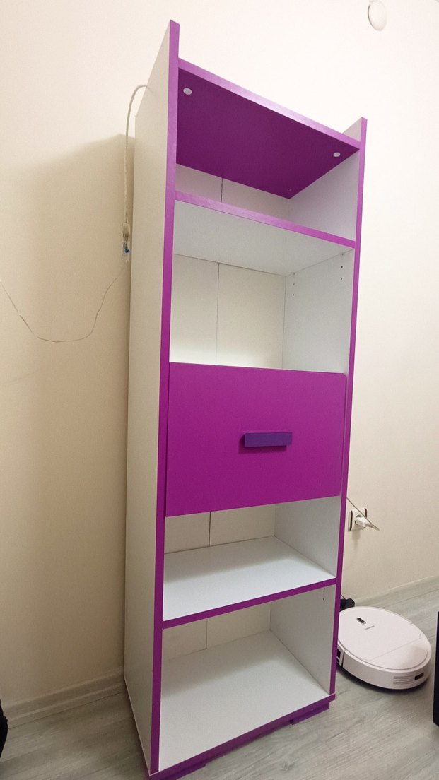 Mor-Beyaz Kitaplık - Görsel 2