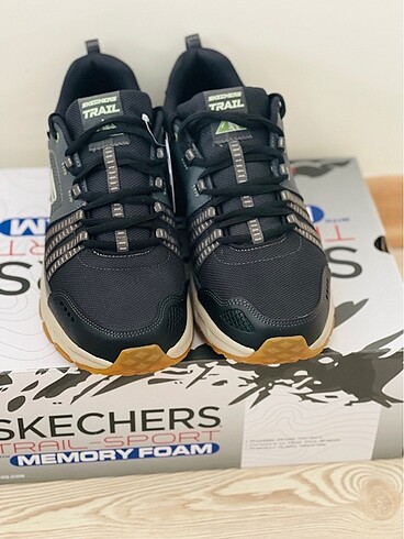 45 Beden gri Renk Skechers Escape Plan 51591 BKGY