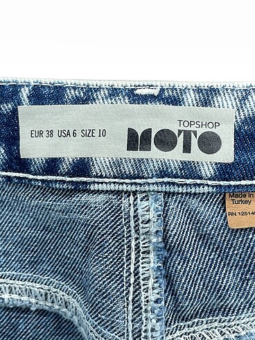 38 Beden mavi Renk Topshop Jean / Kot Şort %70 İndirimli.