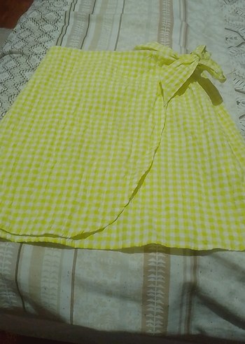 Çizgili, Pilili Midi Elbise - Görsel 3