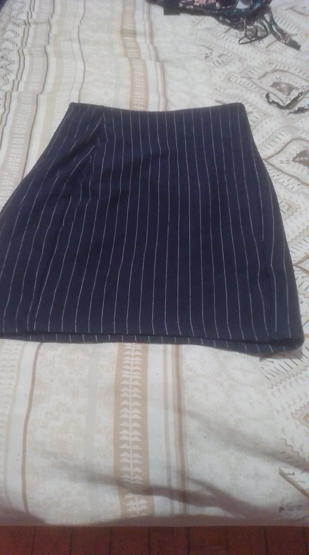 Çizgili, Pilili Midi Elbise - Görsel 5