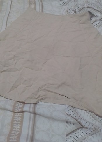 Bej Düz Yatak Örtüsü