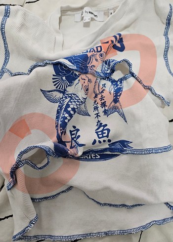 Koton Beyaz Kısa Kollu Tişört - Görsel 2