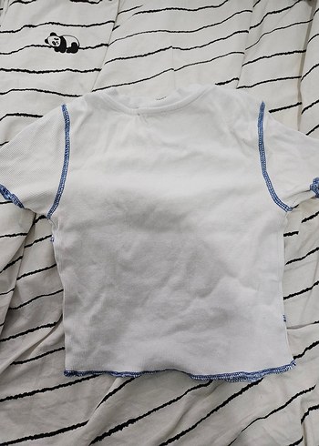 Koton Beyaz Kısa Kollu Tişört - Görsel 3