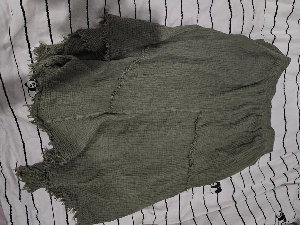 Vintage Bohem Yeşil Etek - Görsel 2