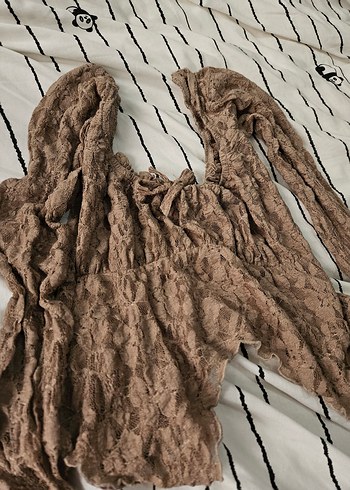 Dantelli Bohem Vintage Bluz - Görsel 2