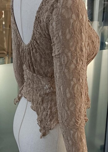 Dantelli Bohem Vintage Bluz - Görsel 6