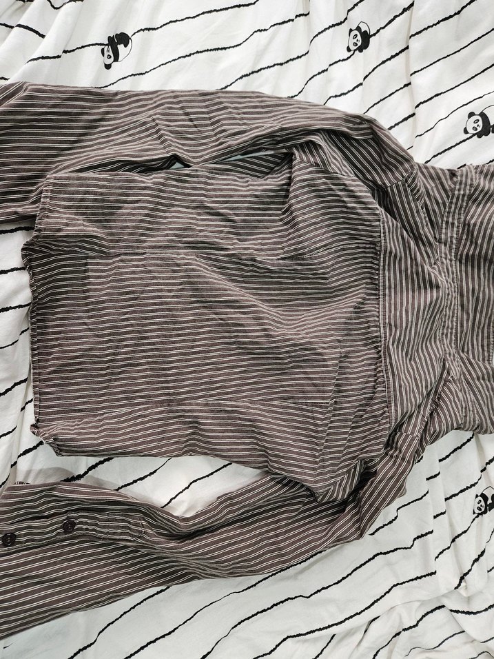 Bershka Bele Oturan Popüler Gömlek - Görsel 3