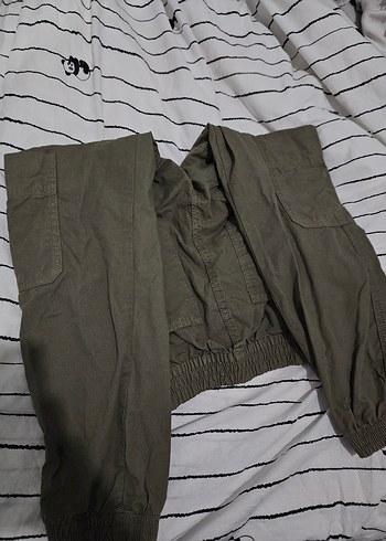 Koton Yeşil Kargo Pantolon - Görsel 2