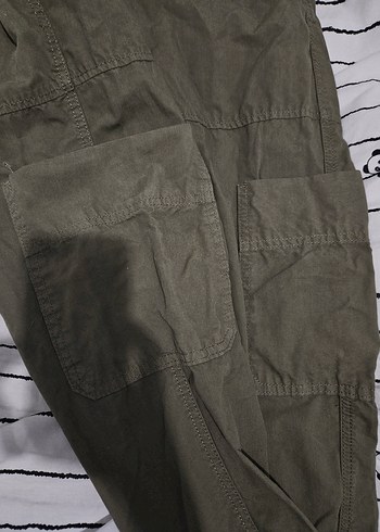 Koton Yeşil Kargo Pantolon - Görsel 3