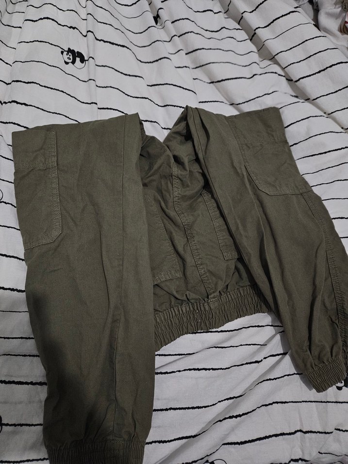 Koton Yeşil Kargo Pantolon - Görsel 2