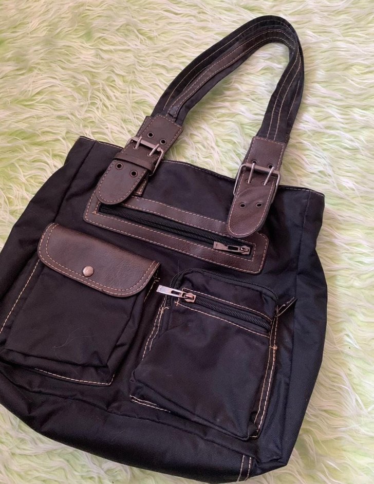 Vintage Kahverengi Çanta - Görsel 2