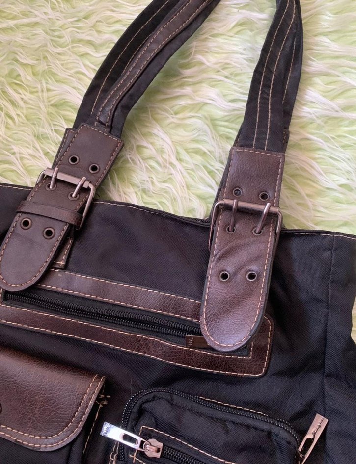 Vintage Kahverengi Çanta - Görsel 4