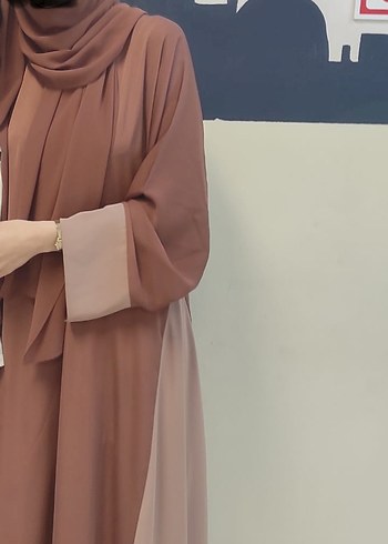Diğer Tarçın Uzun Kollu Salaş Kadın Ferace ve Abaya