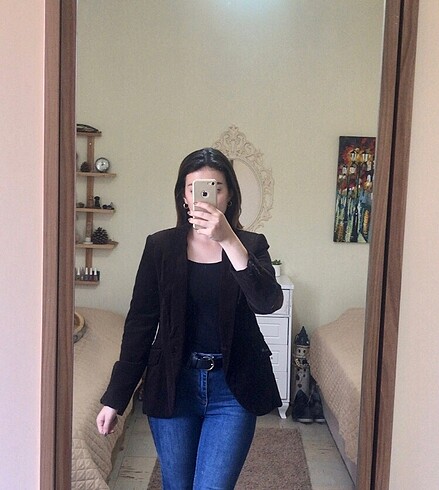 ZARA marka acı kahve blazer