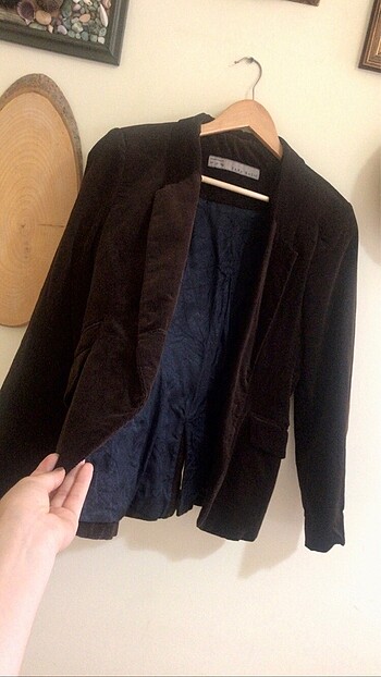 36 Beden ZARA marka acı kahve blazer