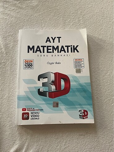 3D yayınları AYT matematik soru bankası