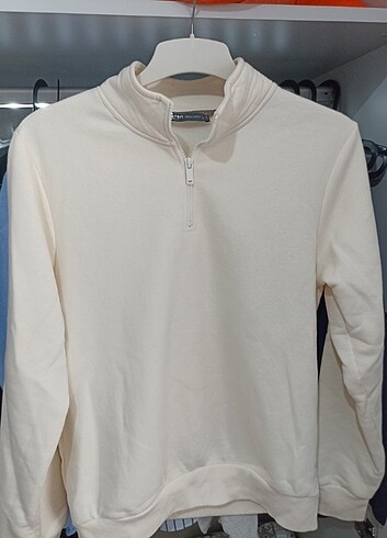 s Beden ten rengi Renk KOTON POLO YAKA SWEATSHİRT 