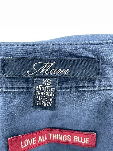 xs Beden mavi Renk Mavi Jeans Gömlek %70 İndirimli.