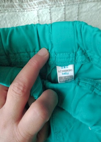 4 Yaş Beden yeşil Renk LCW ERKEK ÇOCUK Yeşil Rahat Kesim Pantolon