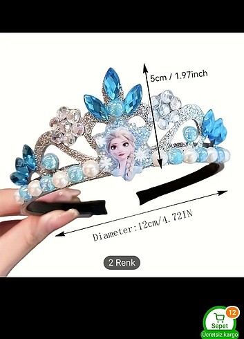 Diğer Pembe Elsa Tacı