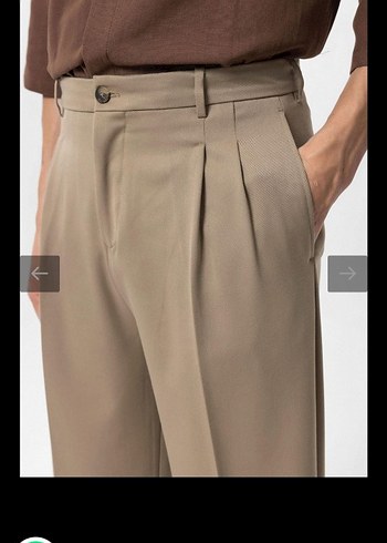 Kahve pantolon - Görsel 2