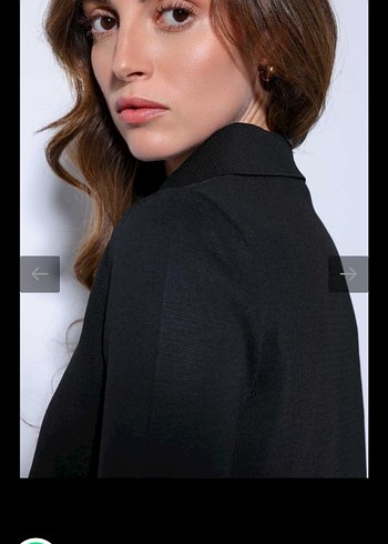 Siyah Düğmeli Kısa Denim Hırka - Görsel 2