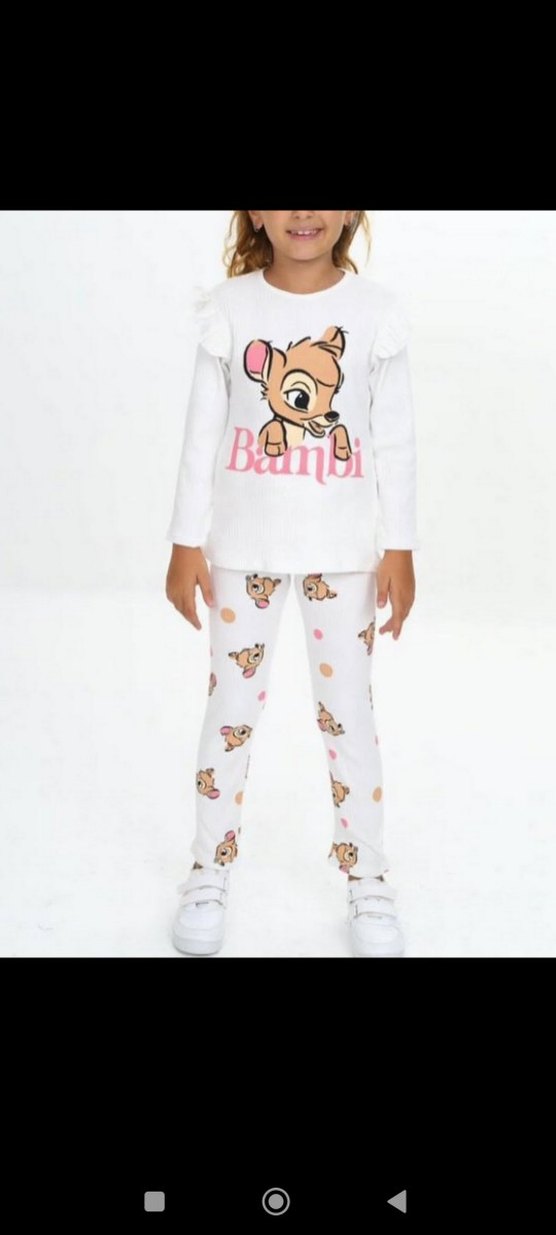 Bambi desenli  Kız Takımı - Görsel 2