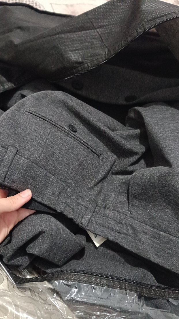 ANTIOCH Gri Düğmeli Erkek takım elbise, Regular Fit - Görsel 3