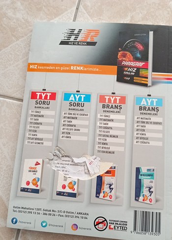 hızrenk paragraf soru bankası