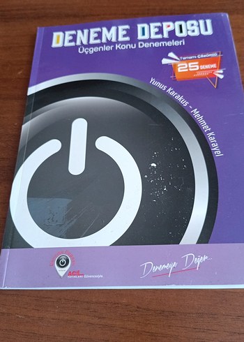 Deneme Deposu Üçgenler Konu Denemeleri Kitabı